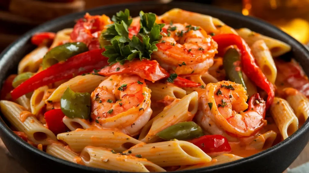 Cajun Chicken and Shrimp Pasta