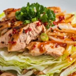 Quick and flavorful chicken cabbage dish served in a skillet, ready in 30 minutes