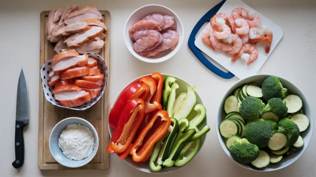 Chicken and Shrimp Stir Fry