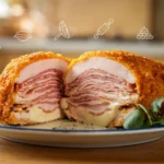 Expert tips for mastering Chicken Cordon Bleu, showcasing perfectly rolled, breaded, and cooked chicken with a golden crust and melted cheese filling.