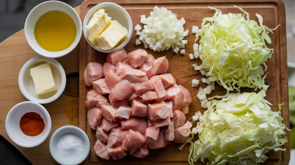 Ingredients for the Perfect Chicken Stir Fry with Cabbage