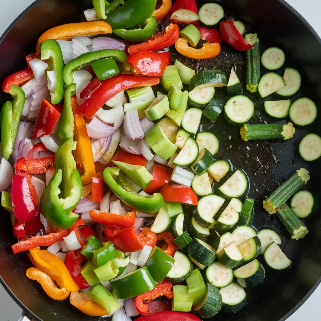 Cook the Vegetables Skillet